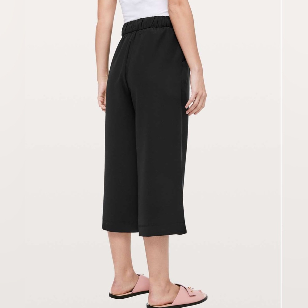 lululemon athletica Black Wide Leg Pants